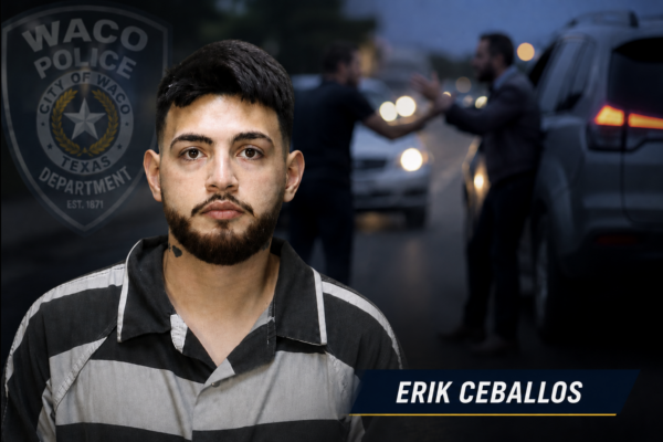 Erik Ceballos arrestado tras confrontacion vial en Waco, Texas