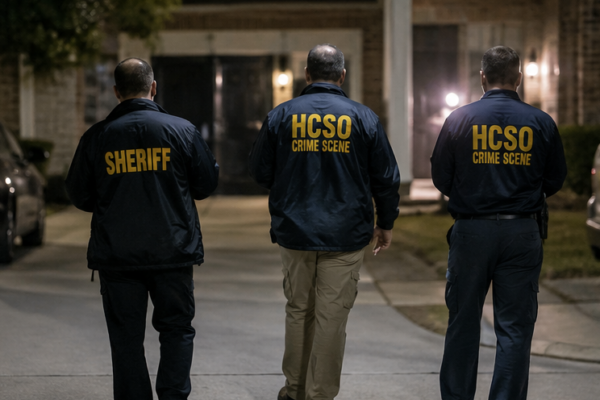Sheriff investiga aparente homicidio-suicidio en Harris County, Texas