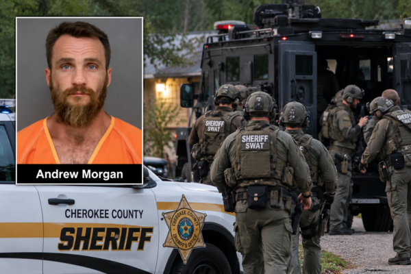 Autoridades buscan a Andrew Morgan tras operativo SWAT en Cherokee County