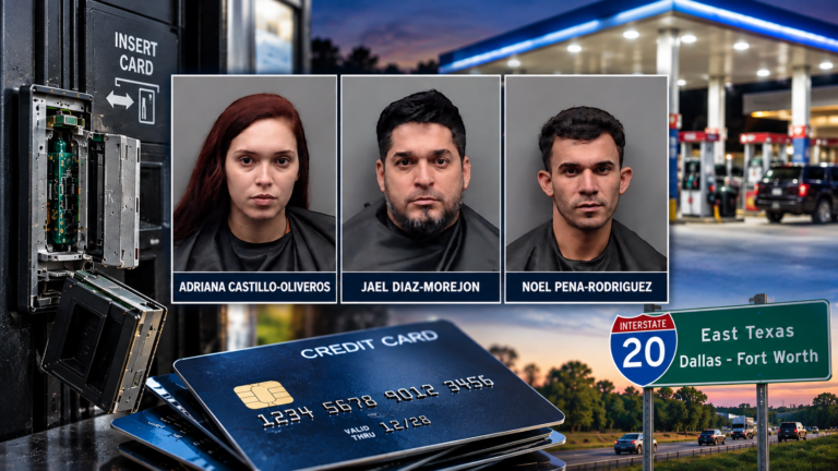 Presunta banda colocaba “skimmers” en bombas de gasolina de Smith County y DFW