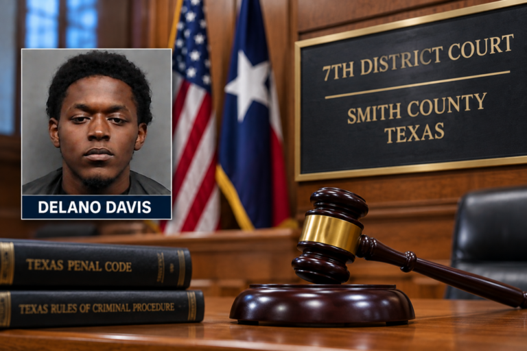 Delano Davis enfrenta evaluación de competencia tras altercado con agente de Smith County