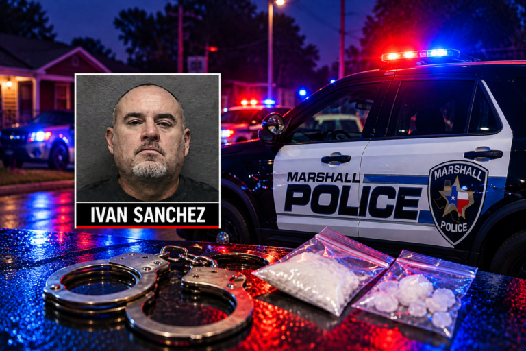 Detienen a Ivan Sanchez en Marshall por orden relacionada con narcóticos