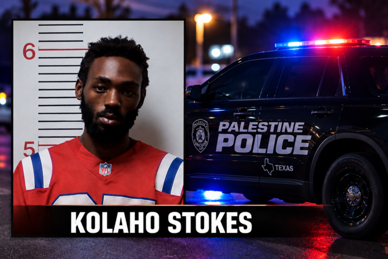 Detienen a Kolaho Stokes por presunto robo en Palestine