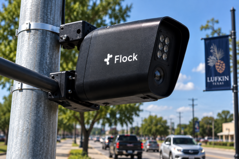 Exoneran a agente de Lufkin en investigación sobre cámaras Flock y vuelve al trabajo