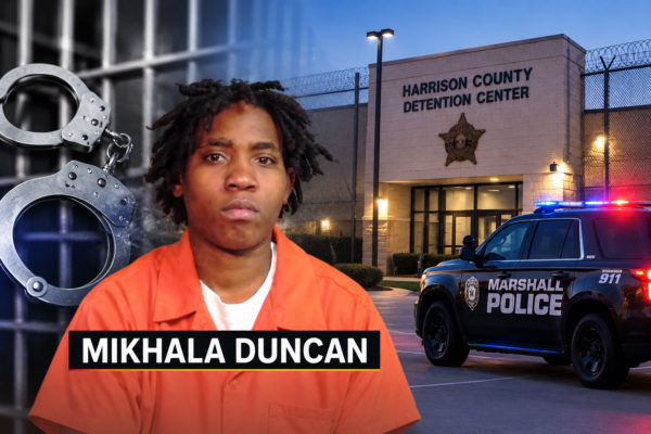 Arrestan a Mikhala Duncan por presuntamente ayudar a reo fugado capturado en Marshall
