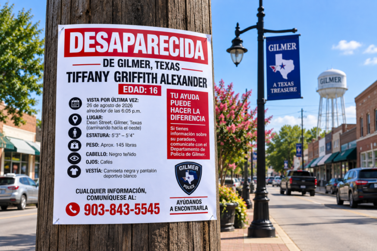 Crece la búsqueda por Tiffany Griffith Alexander, desaparecida desde agosto en Gilmer