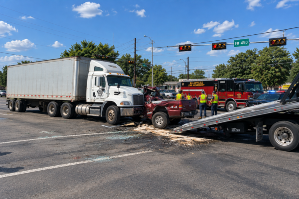 Dos muertos en choque cerca de U.S. 80 y FM 450 en Hallsville