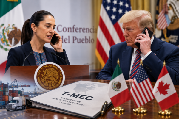 Sheinbaum y Trump hablan antes de nueva negociación del T-MEC