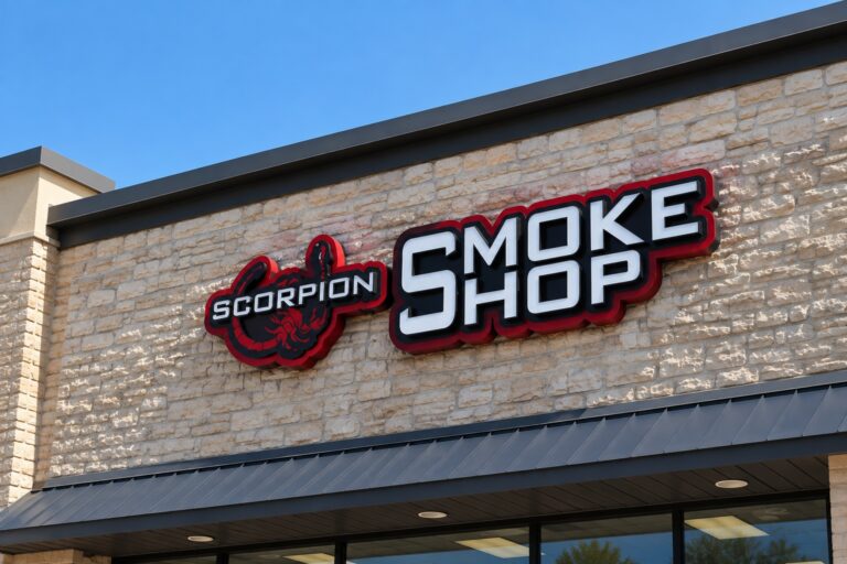 Arrestan a nueve personas tras operativo en tiendas Scorpion Smoke Shop
