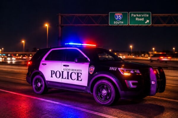 Tiroteo reportado cerca de la I-35 desata persecución policial en Glenn Heights, Texas