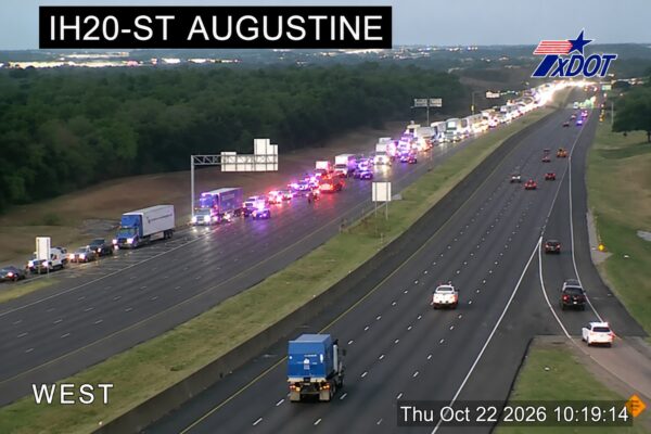Cierre de la I-20 y la I-45 genera congestionamiento de varios kilómetros en Dallas, Texas