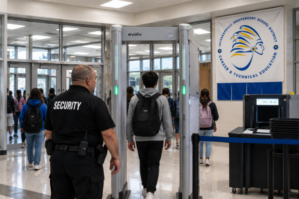 Jacksonville ISD aprueba detectores de armas con gasto de hasta $500,000