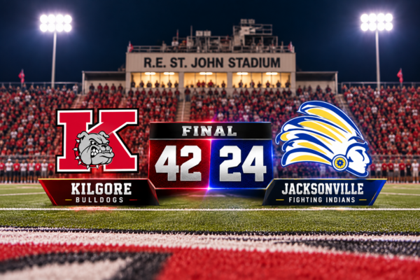 Jacksonville cae 42-24 ante Kilgore y sigue sin ganar en el distrito