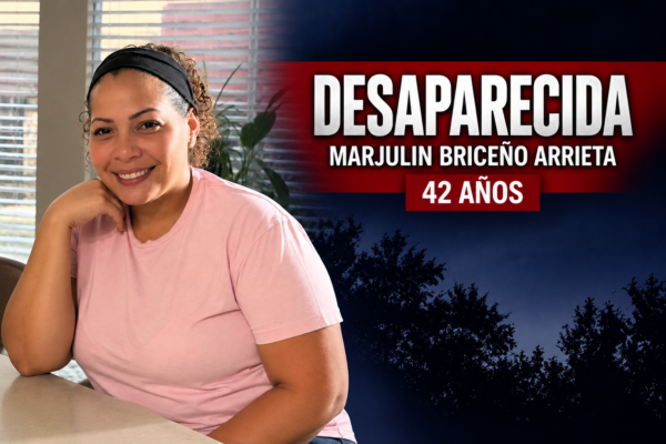 Marjulin Briceño Arrieta desaparece tras dirigirse a apartamento de su esposo en Denton, Texas