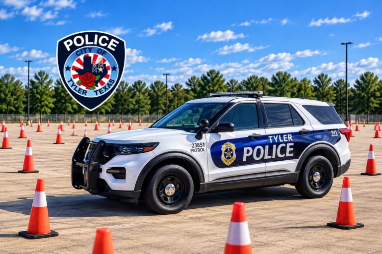 Tyler avanza en proyecto de capacitación policial con nueva área para prácticas de manejo