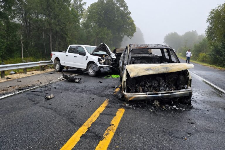 Accidente e incendio de camión provocan fuertes retrasos en carretera 31 del Condado de Gregg
